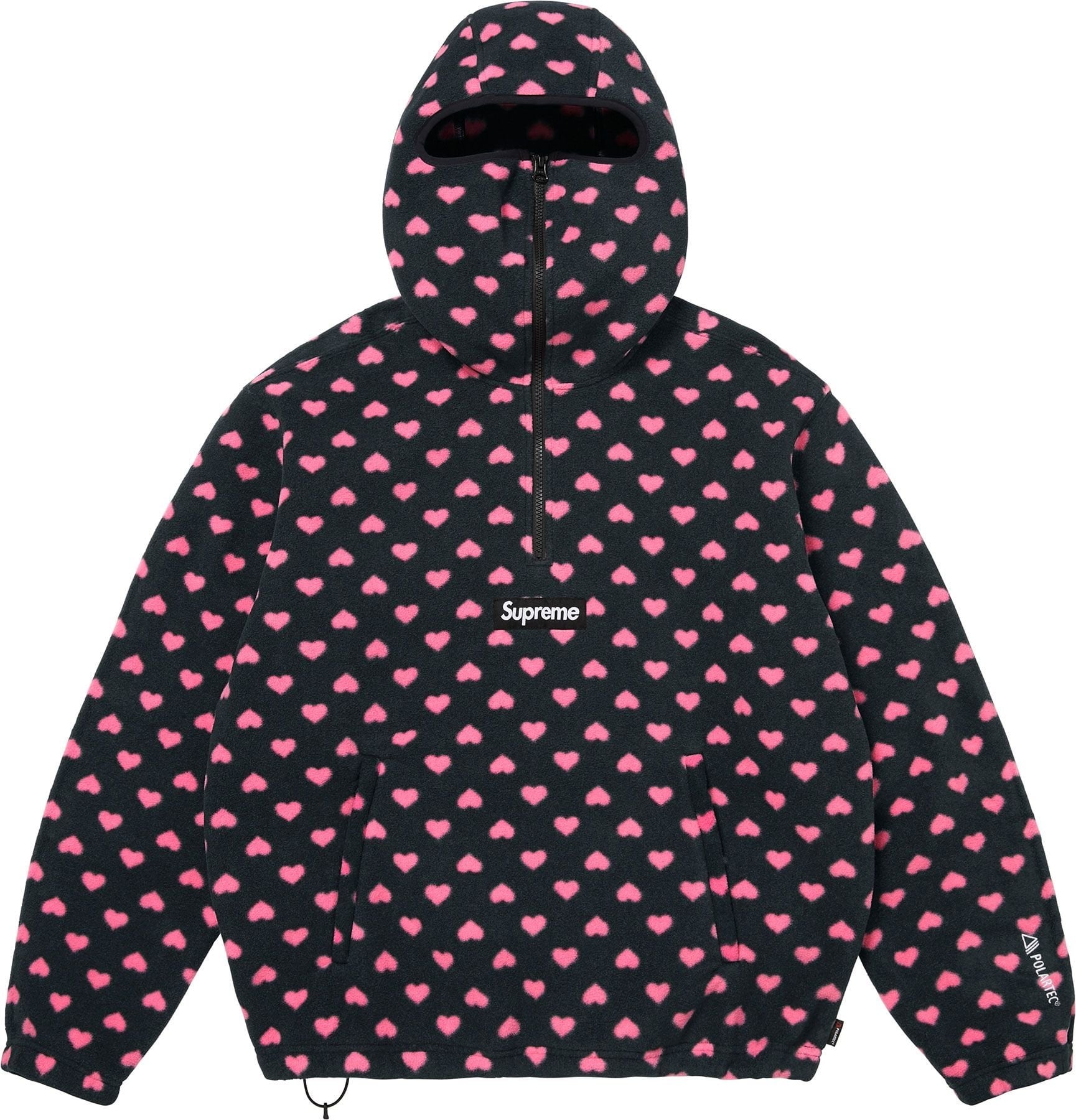 Polartec® Face Mask Half Zip Hooded Sweatshirt view 2